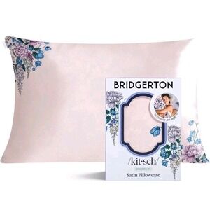 Bridgerton X Satin Pillowcase with Zipper for Hair & Skin - Softer than Silk